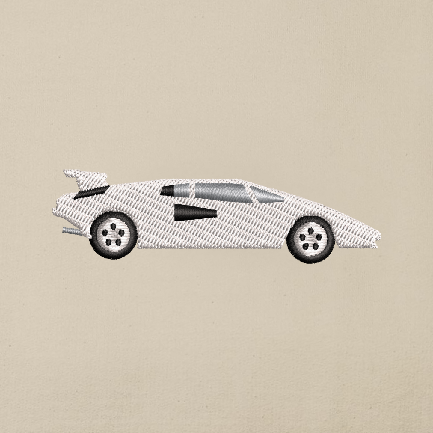 Lamborghini Countach - Embroidery