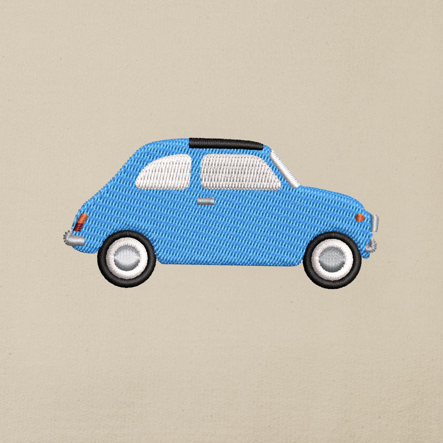 Fiat 500 - Stickerei