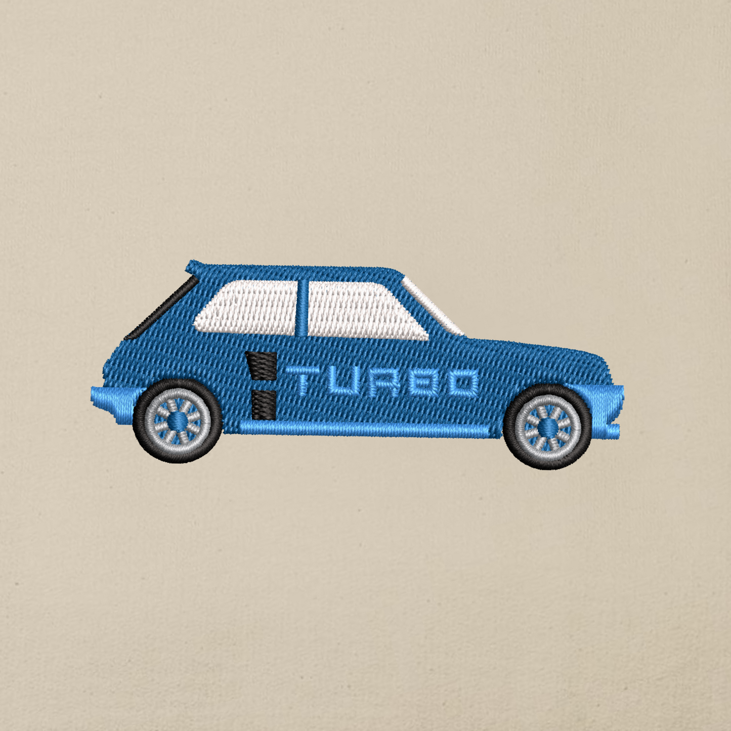 Renault 5 Turbo - Stickerei