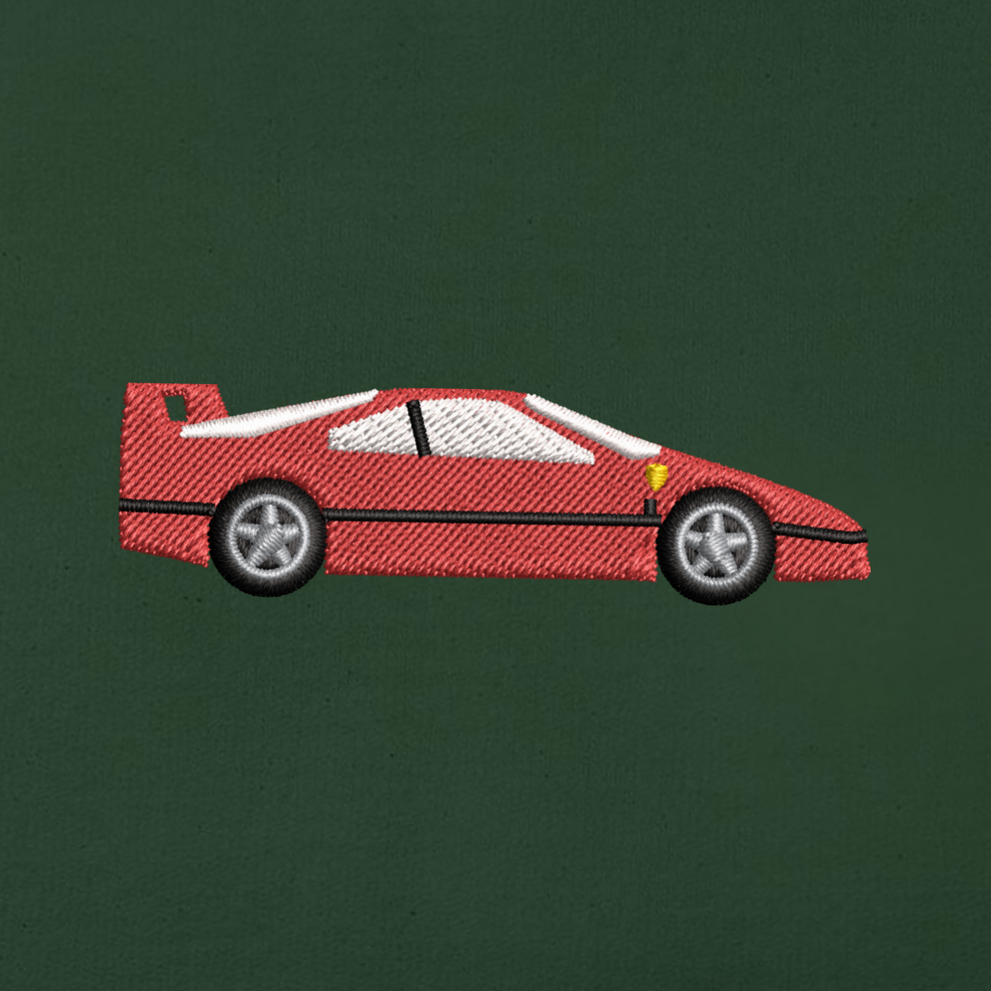 Ferrari F40 - Stickerei