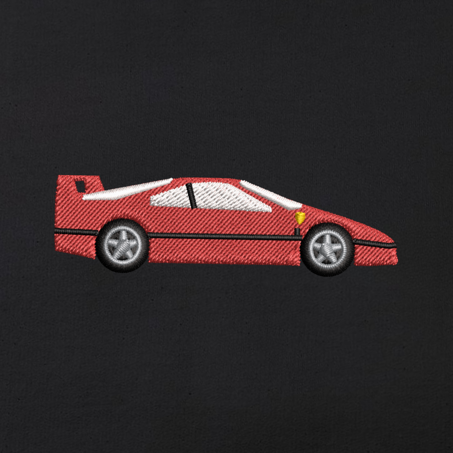 Ferrari F40 - Stickerei