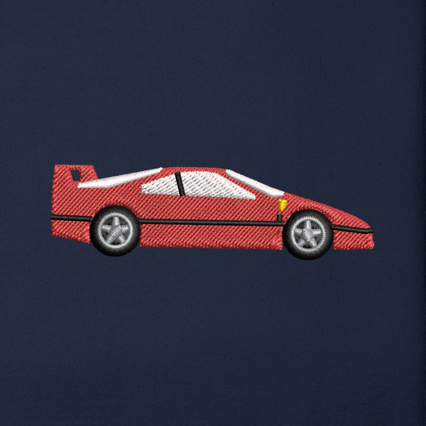Ferrari F40 - Stickerei