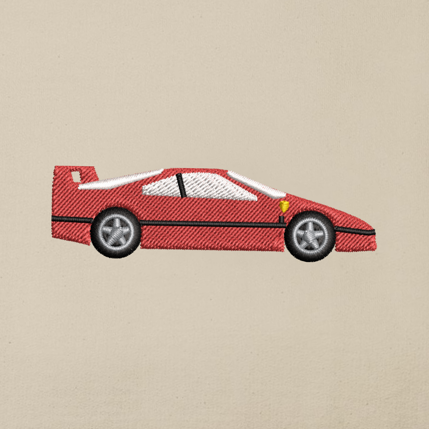 Ferrari F40 - Stickerei