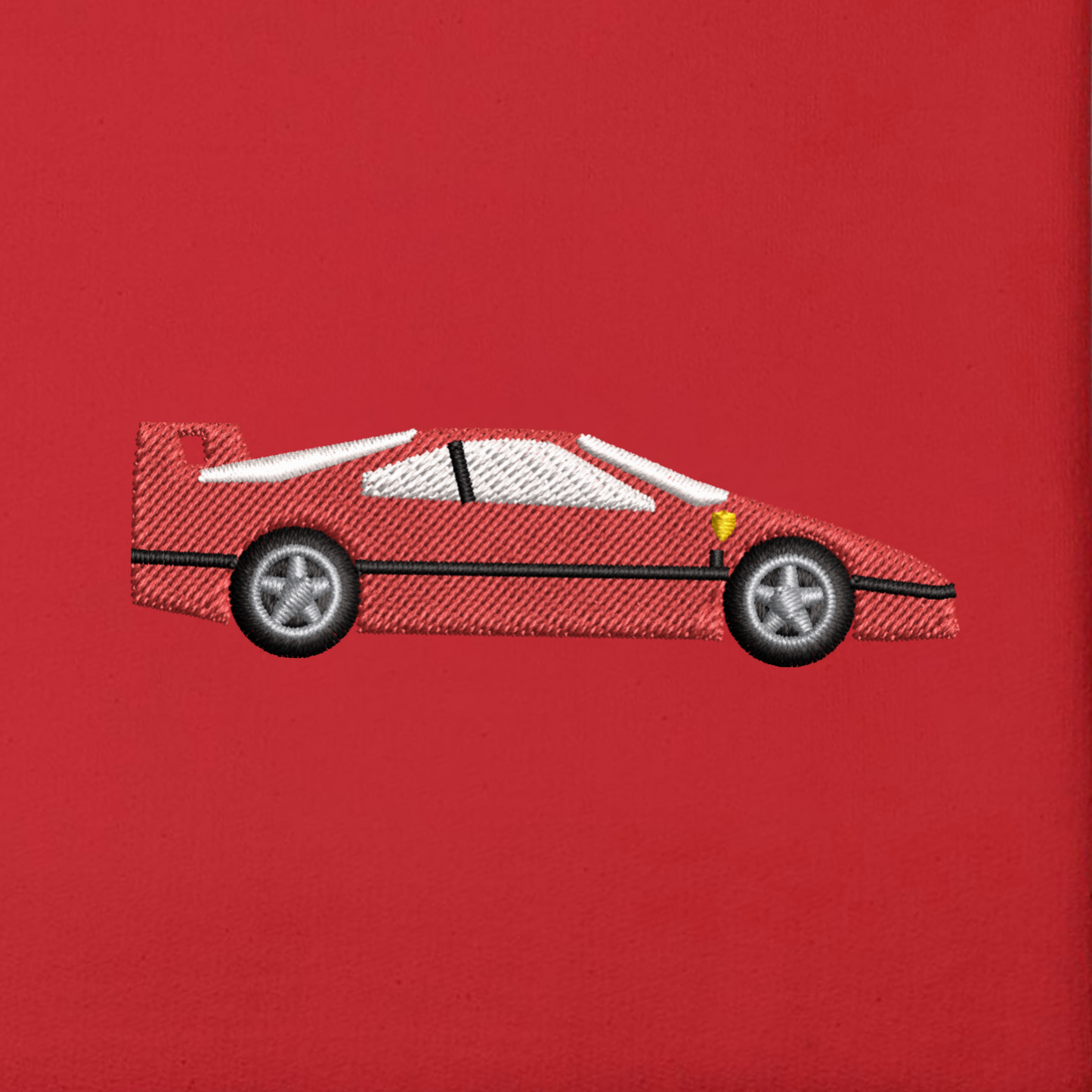 Ferrari F40 - Stickerei