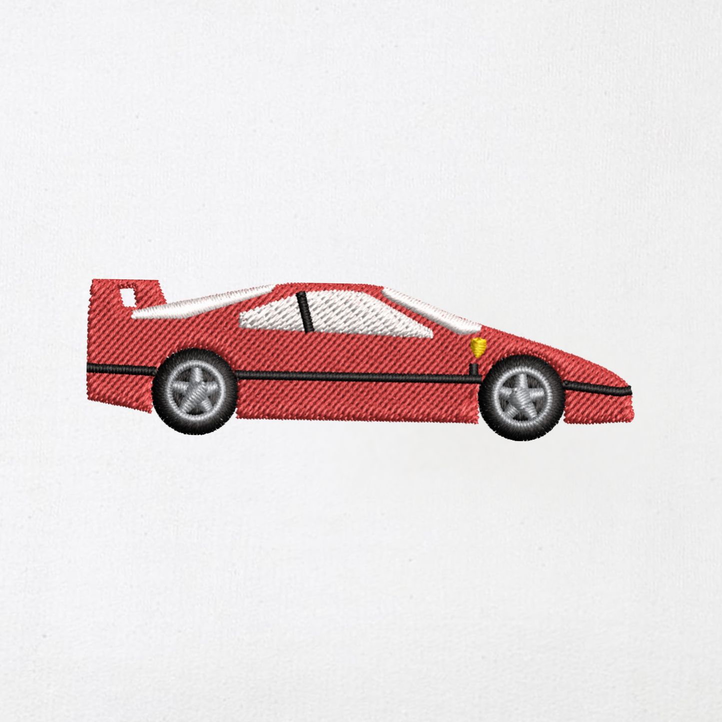 Ferrari F40 - Stickerei